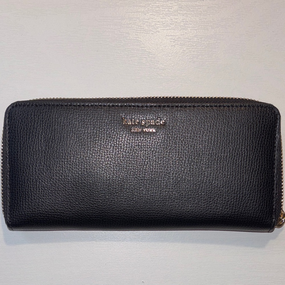 Kate Spade Black Leather Wallet